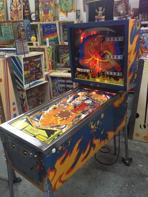 1972 fireball pinball for sale