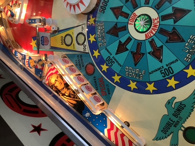 c1976 Freedom Pinball Machine by Bally - Ruby Lane